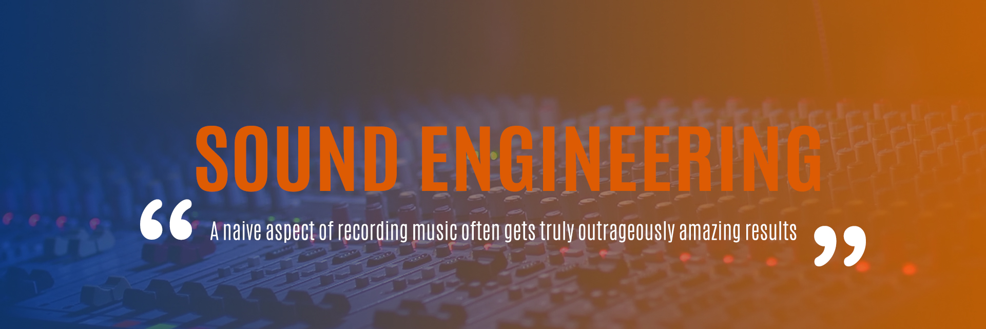 diploma in sound engineering
