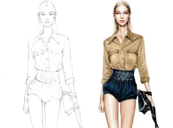 iifa Multimedia fashion desinging students work images