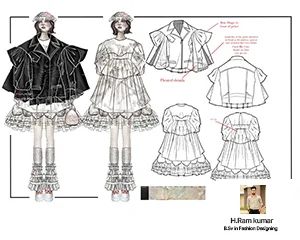 iifa Multimedia fashion desinging students work images