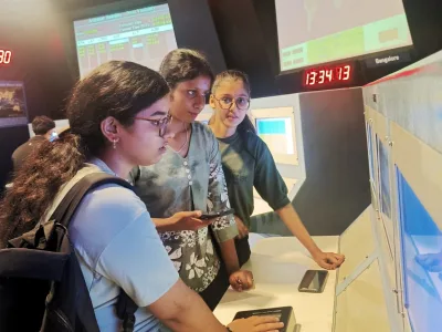 Animation Multimedia students at the National Gallery of Modern Art, Bengaluru